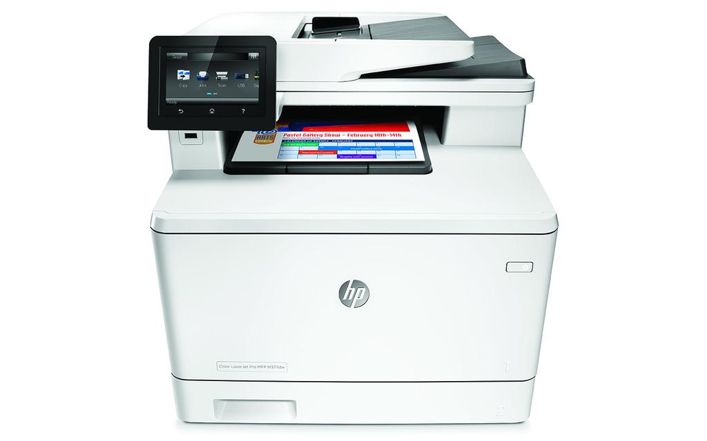 Datový list Multifunkční tiskárna HP Color LaserJet Pro M377dw Ohromující výsledky. Pevné zabezpečení.