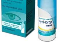 -20 % Hyal-Drop multi oční kapky 10 ml Účinná pomoc pro podrážděné oči, díky nejvyšší koncentraci hyaluronátu, který se v