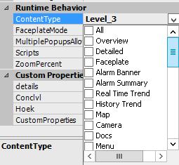 Strana 14 Nové vlastnosti ContentType a FaceplateMode V ArchestrA Graphic editoru jsou k dispozici dvě nové vlastnosti, ContentType a FaceplateMode, využitelné v aplikacích InTouch OMI.