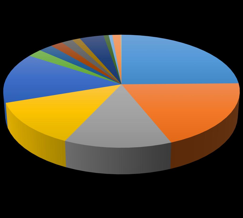 Základní činnosti 5613,43; 1% 26015,5; 4% 3939,264; 1% 8753,346; 1% 801,35; 0% 12270,6675; 2% 8724,2015; 1% 15056,63; 2% 13369,96; 2% 16067,337; 2% 237,5095; 0% 173200; 25% 100866,91; 14% 89518,04;