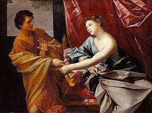Guido Reni, Josef a Putifarova žena,1650 - JOSEF SPRÁVCEM DOMU -