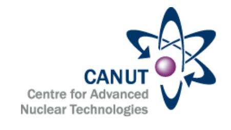 Průběžná zpráva Název projektu: CANUT (Centre for Advanced Nuclear Technologies) (Pracovní balíček: PB7) Název balíčku: Zařízení pro kontroly součástí primárního okruhu tlakovodních