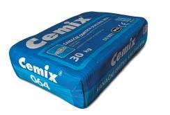 7 Použité produkty Název Cemix 014 Sanační omítka podkladní WTA Cemix 024 Sanační omítka