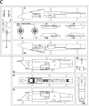 F/A-18E v měřítku