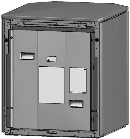 Para obter acesso à parte frontal da unidade interior, é possível retirar totalmente da unidade a caixa de distribuição.
