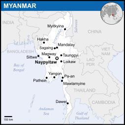 Hlavní město: Nay Pyi Taw