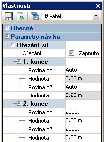 Ořezání výsledků výpočtu MKP Nová funkce ořezání výsledků je užitečná pro kontrolu výsledků výpočtu MKP, ale také pro posuzování prvků.