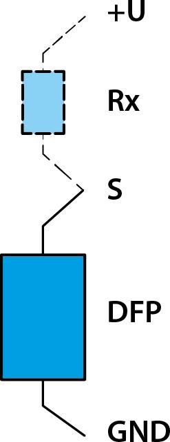 Technické údaje 6.5 Otáčkoměr (digitální magnetorezistor) Pro bezporuchové vyhodnocování je nutností dobré propojení. Ü Používejte kroucený, chráněný kabel.