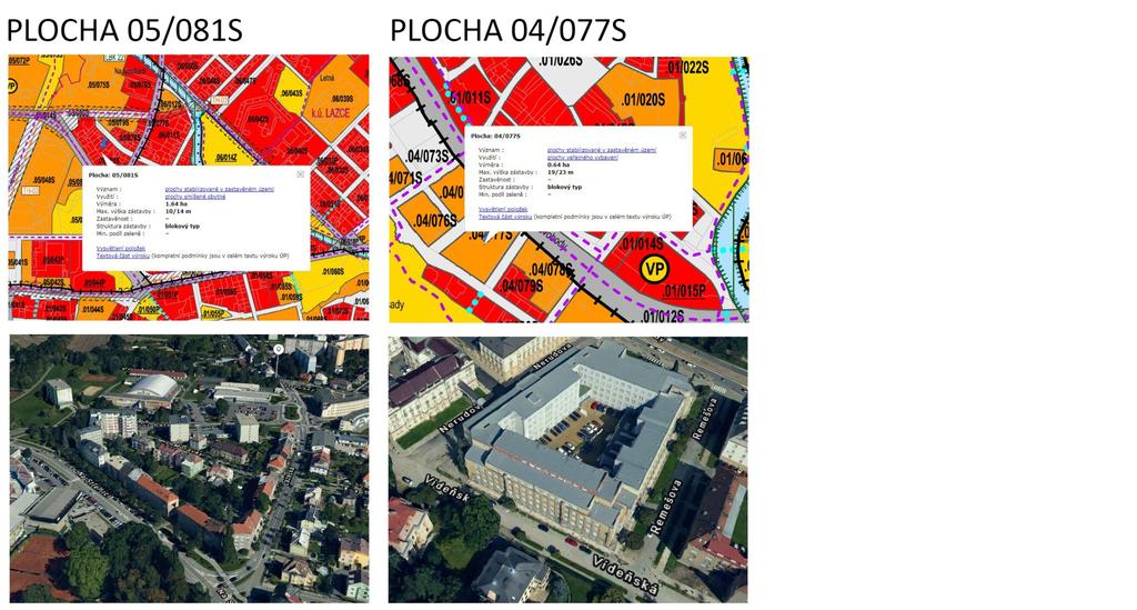 B.1 Aplikace MZI na území statutárního města Olomouce - ANALÝZA ANALÝZA ZÁSTAVBY - BLOKOVÝ TYP Popis Druh zástavby vymezený zpravidla stavebními čarami; v případě, že blok není ze všech stran vymezen