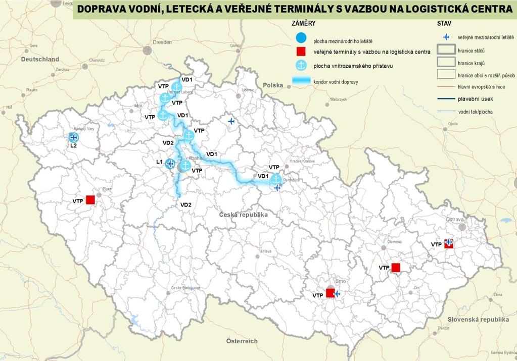 Schéma 6 Doprava vodní, letecká a veřejné