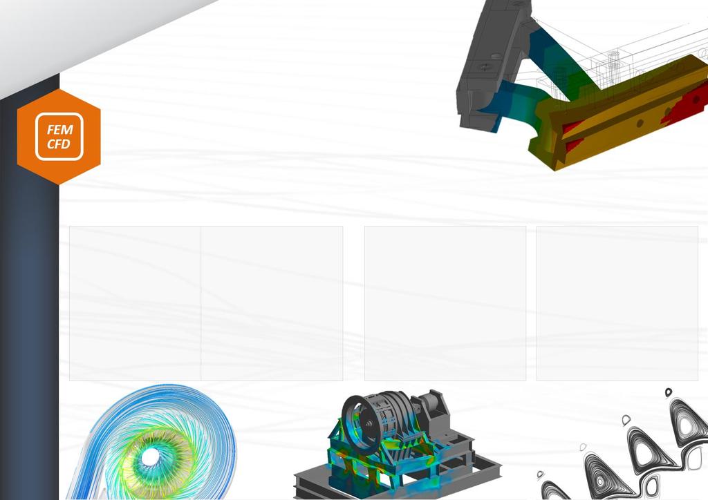 NUMERICKÉ VÝPOČTY V prostředí ANSYS Mechanical provádíme strukturální analýzy zejména rotačních strojů ale i dalších konstrukcí.