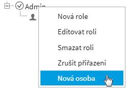 Vlba tevře frmulář, kde jsu u sby předvyplněné následující údaje: Zálžka Hlavní údaje: Organizační skupina Rle ve skupině Skupina Zálžka přihlášení: Stav účtu účet aktivní Autentizace přes LDAP