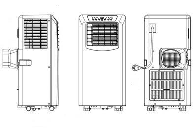 VIKTIGT KOMPONENTER A B C 4 E F G H I J K Kontrollpanel Ventilation för luftutlopp Handtag Trissa Luftfilter Ventilation för luftutlopp Uttag för avgasslang Avtappningsplugg