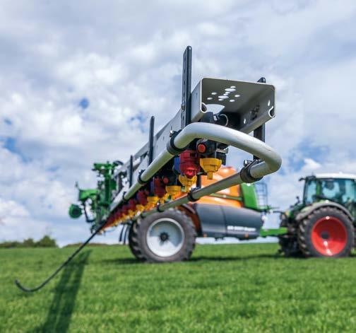 Postřikovací ramena AMAZONE s leteckou konstrukcí Velmi lehká a současně velmi stabilní Postřikovací