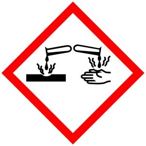 2.2 Prvky označení Výstražný symbol nebezpečnosti Signální slovo Nebezpečí Nebezpečné látky kyselina chlorovodíková Standardní věty o nebezpečnosti H290 Může být korozivní pro kovy.