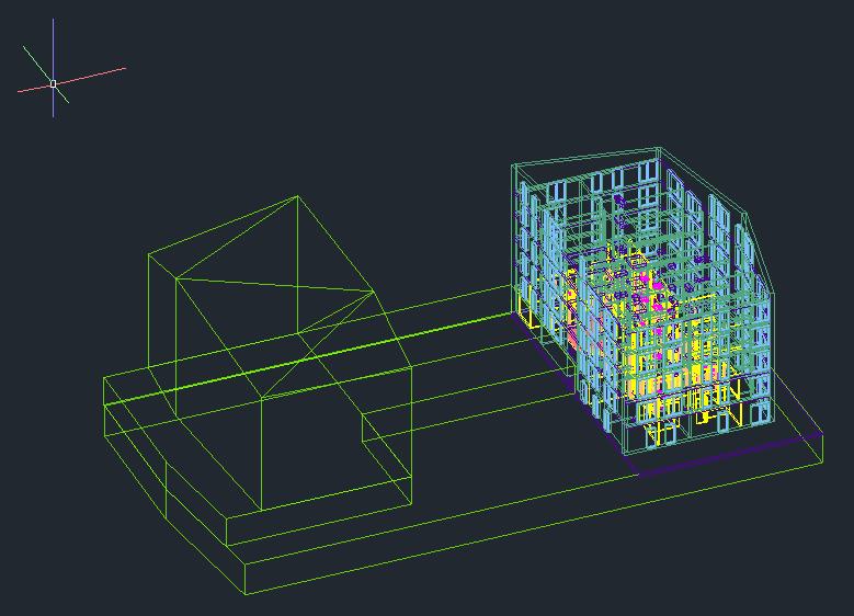 6 - zobrazení pohledu v AutoCAD 2019, který podporuje 3D