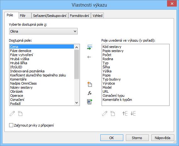 2.8 Výkazy Výkazy/tabulky jsou pouze jiným pohledem na informační model.