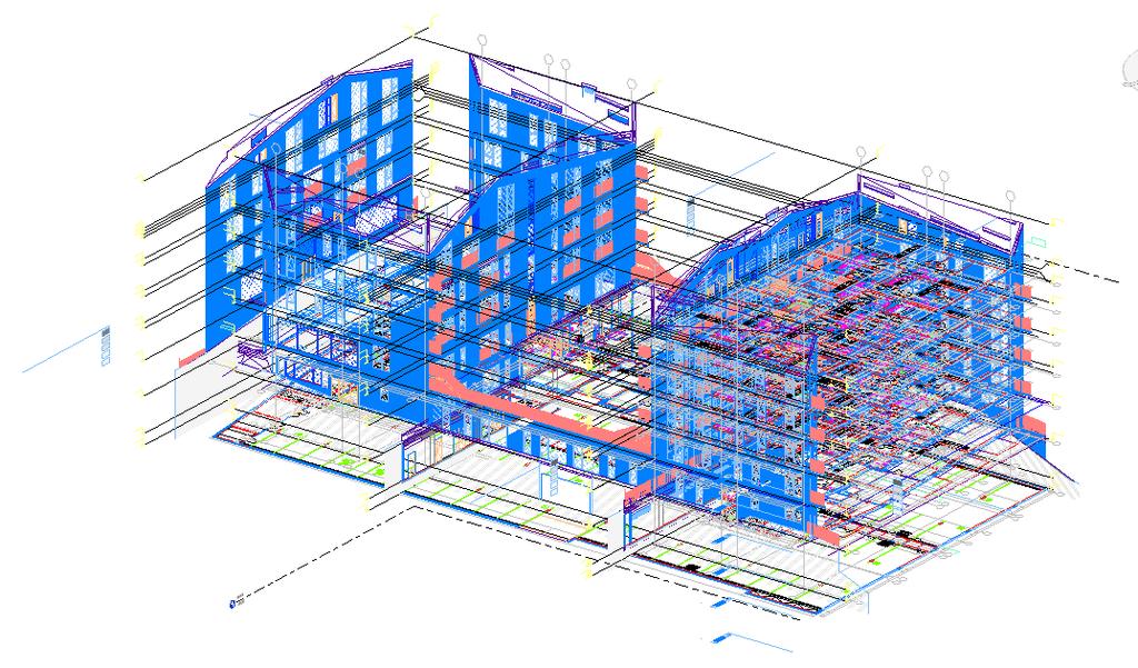 4. Tvorba koncepčního objemu 4.1 Import DWG podkladů pohledů, řezů a půdorysů Na začátku celého procesu vycházíme z prázdné defaultní stavební šablony, pojmenujme ho KONCEPČNÍ OBJEM.RVT.