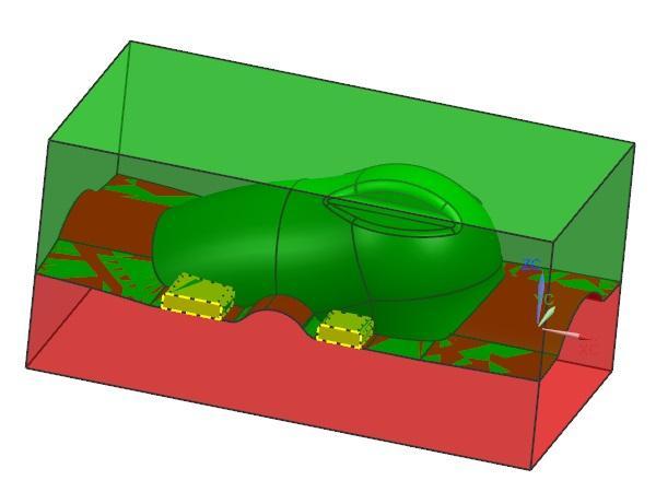 2 Vloţení vstřikovací formy Vloţení vstřikovací formy v softwaru NX 8,5 se provádí v modulu Mold Wizard.