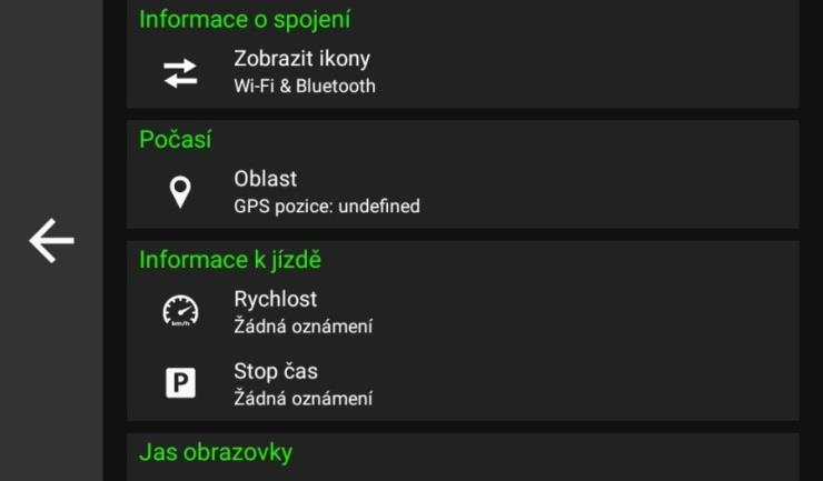 3 Nastavení systémových funkcí (nastavení Android) 3.1 Menu nastavení Nastavením systémových funkcí je myšleno nastavení funkcí systému Android.