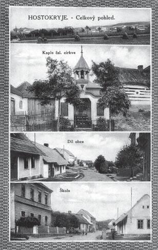 82 Pohlednice Hostokryj z období
