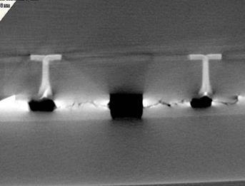 8: a) Voltage drop measured on six LEDs, b) Crack in solder joint (CT detection) 5 Conclusion The work provides a wide-ranging summary dedicated to the design, modeling and characterization of new