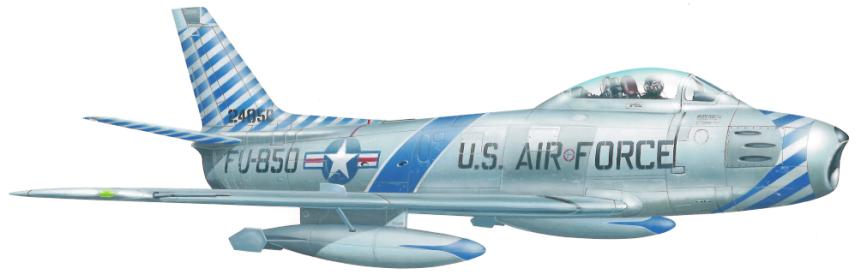 Ultimate Sabre 1163 US JET FIGHTER 1:4 SCALE PLASTIC KIT intro Every era has its icons, and for aviation of the early fifties, those were without a doubt, the American F-6 Sabre and the Soviet