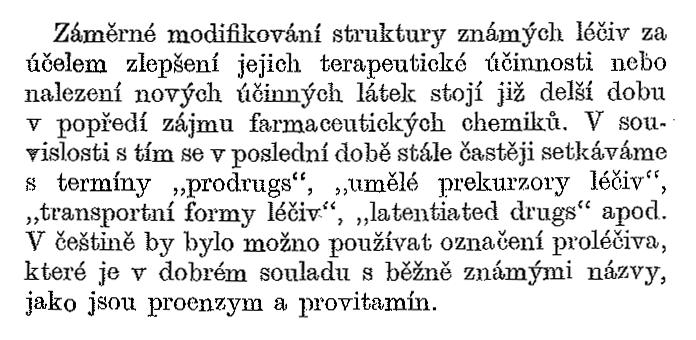 Obrázek 5 Parafráze s velmi stručným shrnutím informací z jiné