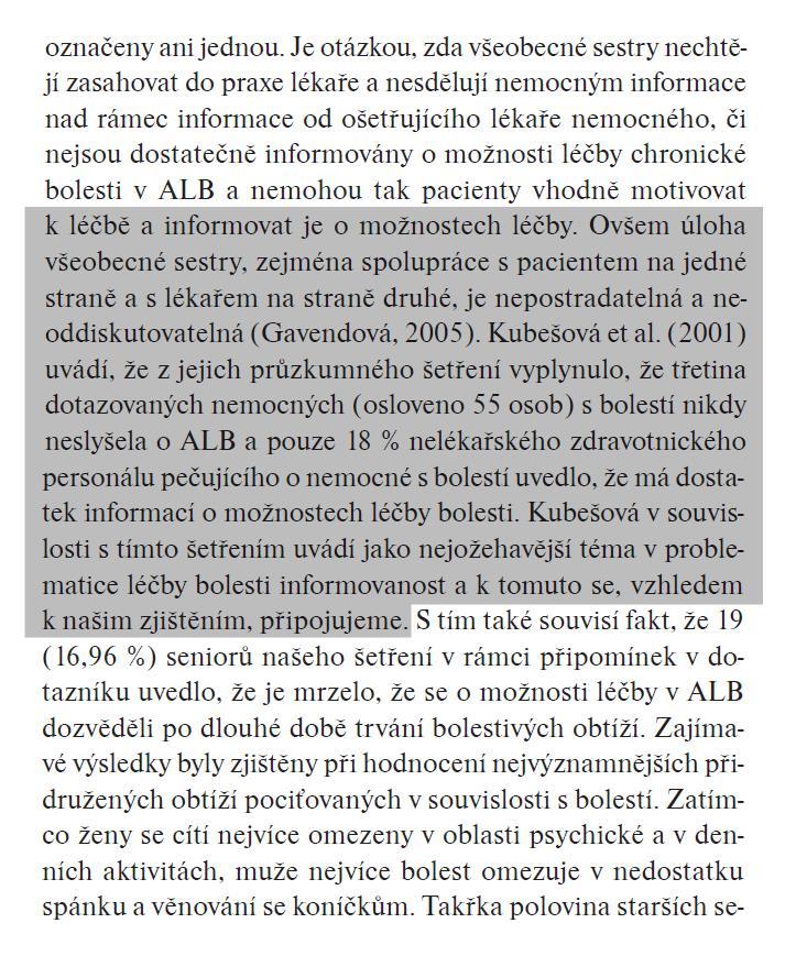 Protože se parafráze na rozdíl od doslovných citátů nijak graficky (např.