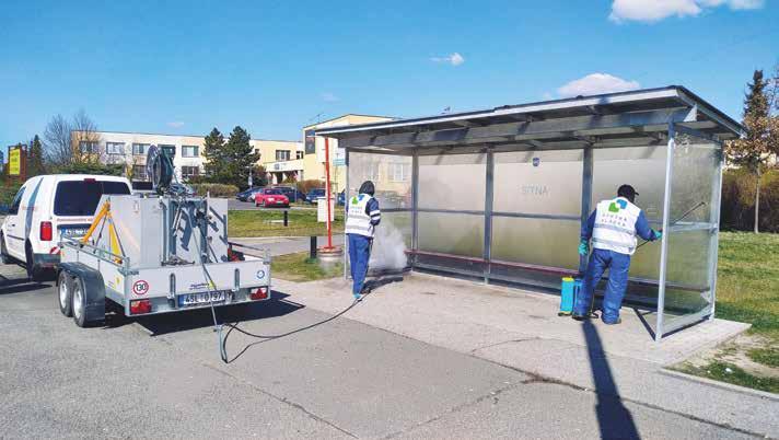 KORONAVIRUS COVID-19 Kladno dezinfikuje autobusové zastávky i dětská hřiště Pracovníci městské společnosti Údržba Kladna s.r.o. začali již s potřebnou desinfekcí zastávek hromadné dopravy.