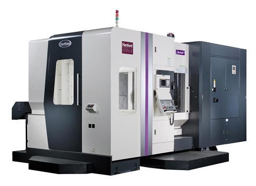 VERTIKÁLNÍ OBRÁBĚCÍ CENTRA VERTICAL MACHINING CENTERS VERTIKALE BEARBEITUNGSZENTREN NÁZEV STROJE TYPE OF MACHINE MASCHINENBEZEICHNUNG HARTFORD HCMC 1682 včetně čtvrté osy 4 axis Einschließlich