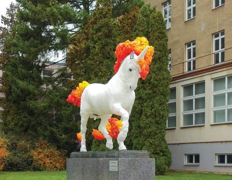 Koňský Pokémon jménem Rapidash je symbolem veterinárního půlení 2019 Veterinární půlení Měsíc listopad je spojen s tradicí na Veterinární a farmaceutické univerzitě Brno, kterou již mnoho let udržují