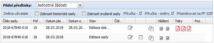 Obrázek 61: Postup zakreslení díry do zákresu 8 DOPLNĚNÍ MOŽNOSTI STAŽENÍ MAPOVÉHO PŘEDTISKU DO PŘEHLEDU SAD V přehledu sad se nabízí možnost stažení map k dané předtiskové sadě.