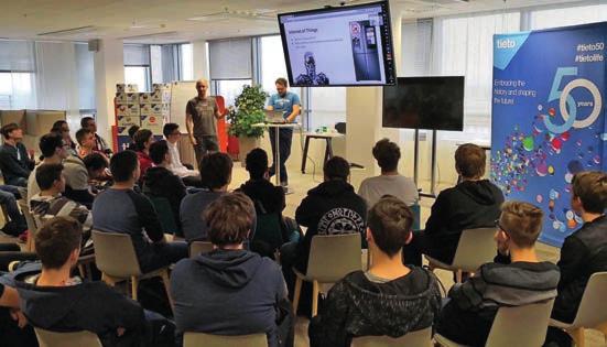 We welcomed more than sixty IT students from a high school in Karviná. The lecture Internet of Things celebrated the biggest success.