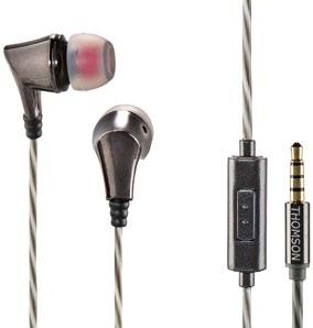 ovládání hovorů a hudby (nutná podpora telefonu) - kabel z příjemného materiálu omezujícího zamotávání - průměr reproduktoru: 6 mm - impedance sluchátek: 16 ohmů - citlivost sluchátek: 96 +/-3 db -