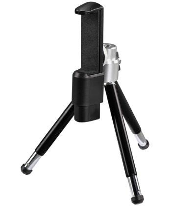Stolní mini stativ Flexi M, blistr - stolní stativ pro kompaktní fotoaparáty a malé videokamery se stativovým závitem 1/4 (6,4 mm), clip k zavěšení na brašnu nebo na pásek - závit: 1/4 (6,4 mm),