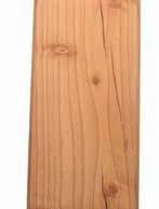 U modřínu je dán vlastností dřeviny vyšší počet suků. Dřevní běl patří také ke vzhledu dřeviny a je pro modřín typická. Pro náš modřínový sortiment používáme následující typy : modřín evropský, tzv.