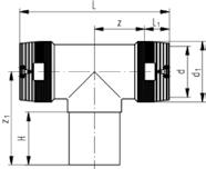 Katalog výrobků Elektrotvarovky Elektro T-kus rovnoramenný SDR 11 PE 100 SDR potrubí (SDR 11-17/17,6) Voa PN