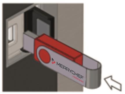 8 Postupy při vaření 2. Zasuňte USB flash disk.