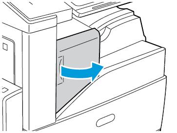 Řešení problémů Odstranění zaseknutých svorek Odstranění zaseknutých svorek v integrovaném kancelářském