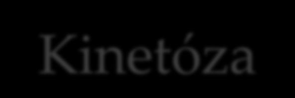 Kinetóza Result of dicrepancy between visual and vestibular perception.