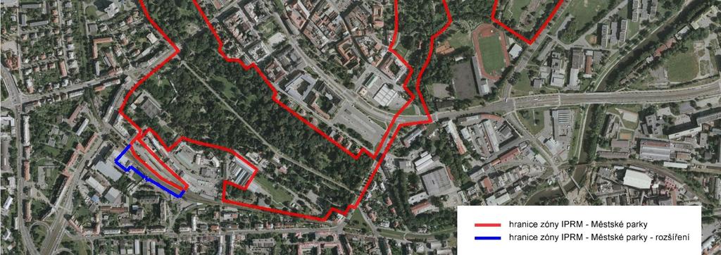 velký význam v systému dopravní obslužnosti, která umožňuje mobilitu obyvatel a má přínos pro rozvoj města systém parkových alejí, chodníků a stezek o celkové délce 25 m představuje