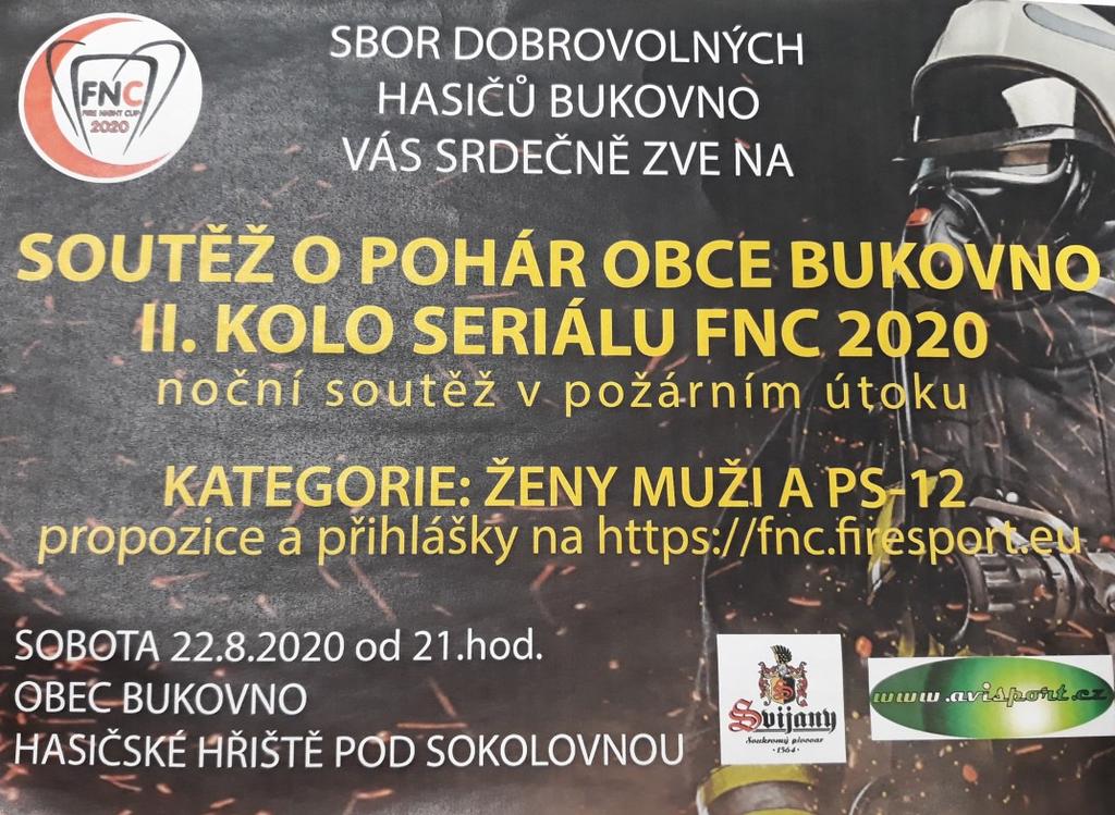 9. 2020, Jeřmanice + celkové vyhlášení od 19:00 h Tímto bychom Vás rádi pozvali na noční soutěž do Bukovna, kterou pořádáme 22. 8. 2020 od 21 h na hřišti pod sokolovnou.