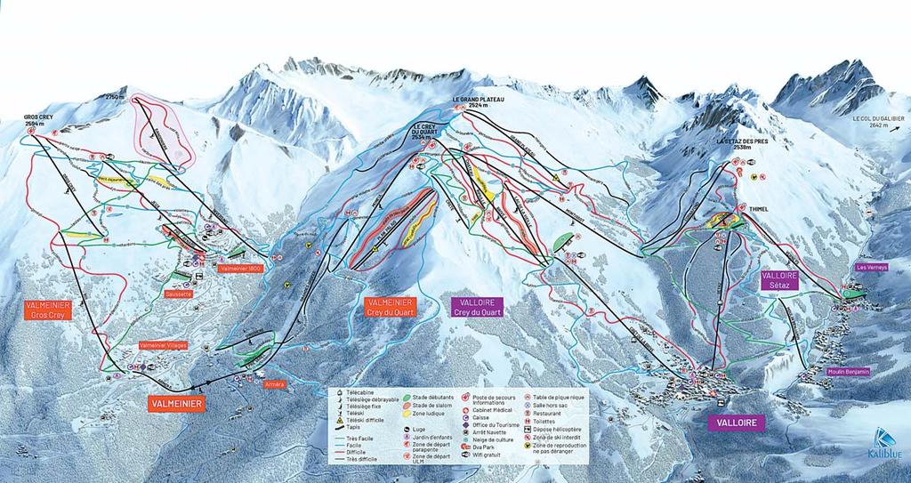 Leží v údolí Maurienne a na jejich třech horských hřebenech zažijete skvělé lyžování na množství sjezdovek všech obtížností i rozsáhlých pláních s hlubokým sněhem.