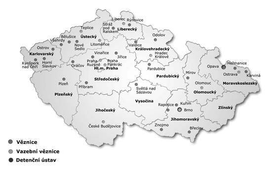 3.3 Místo výkonu trestu odnětí svobody Výkon trestu odnětí svobody se vykonává v souladu s ustanovením 5 odst.