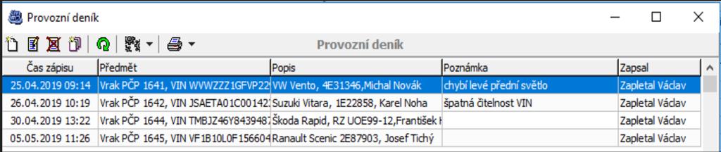 chlazení klimatizace, brzdová vedení) nebo demontovatelných částí (např. okenní skla). Pro odsávání provozních kapalin budou použitá odsávací zařízení.