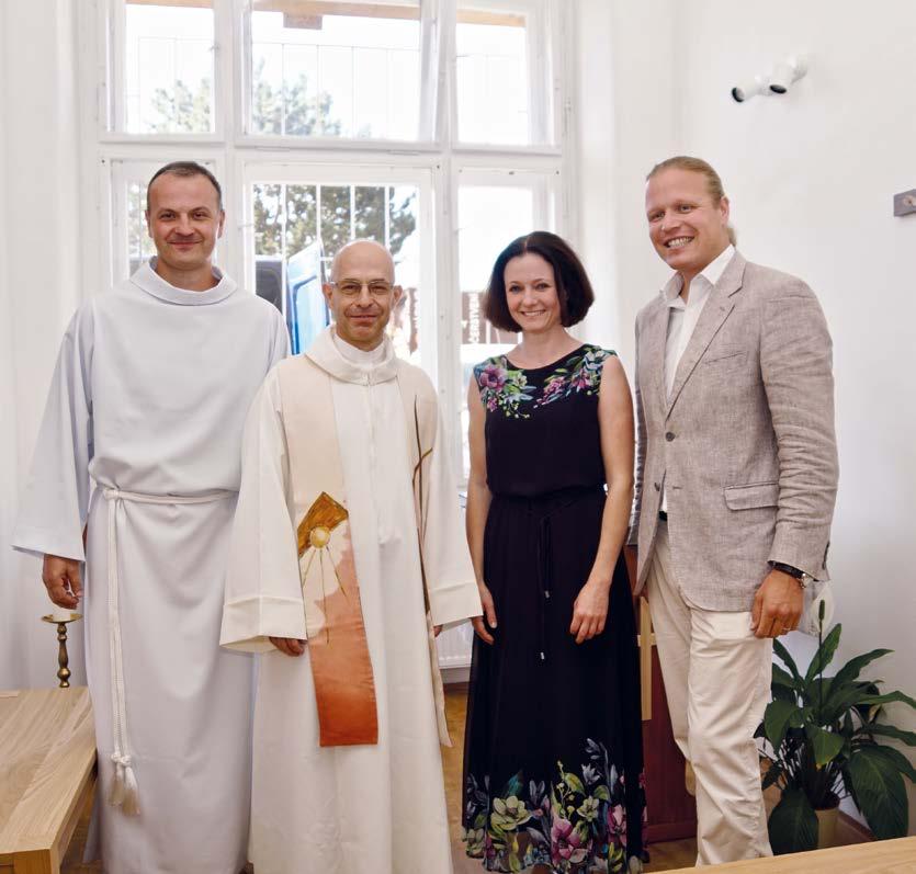 VI. DALŠÍ PROVOZY Slavnostní požehnání a otevření nemocniční kaple v Nemocnici Na Bulovce. Žehnání se ujal ThDr. P. Jan Balík, Ph.D., biskupský vikář pro diakonii, za přítomnosti koordinátora nemocničních kaplanů Mgr.