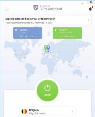 5 Bezpečně a anonymně Pomocí služby KeepSolid VPN lze šifrováním ochránit internetovou komunikaci až pěti různých zařízení, bez ohledu na místo připojení a objem přenesených dat.
