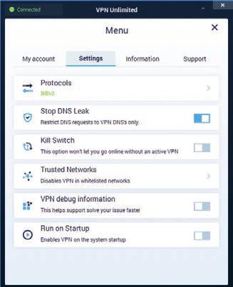 servery v cizích zemích vůbec nic netuší. Stačí si jen zvolit zemi pro přesměrování internetového připojení (KeepSolid VPN jich nabízí několik desítek) a kliknout na jediné tlačítko.