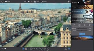 Program jde však mnohem dále a používá techniky kreativního rozostření a rozmazání. Díky tomu můžete na svých fotografiích zvýraznit důležité detaily.
